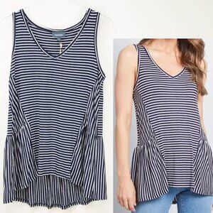 Modcloth Tank Top In Every Direction Knit Tunic Sleevless Shirt Size Large New